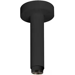 Кронштейн для верхнього душу Paffoni 20 см black matt ZSOF065NO Чорний матовий