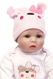 Силіконова колекційна лялька реборн reborn дівчина доллі Reborn Dolls det0018838 - мініатюра 3