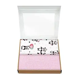 Багаторазові пелюшки дитячі PINK PANDA 2шт COSAS (4822052053201) - мініатюра 2