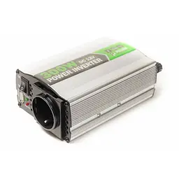 Автомобільний інвертор 12V/220V 300W, USB 5V 1A, HYM300-122 PowerPlant (KD00MS0001) - мініатюра 2