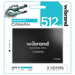 Накопичувач SSD Wibrand Sata 2.5 512GB Caiman 480 500 (WI2.5SSD/CA512GBST) - мініатюра 2