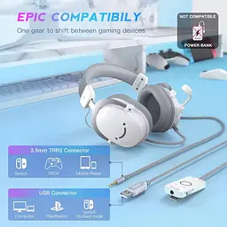 Навушники Fifine H9 White - мініатюра 9