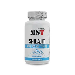 Екстракт шиладжиту MST Nutrition Shilajit, 60 капсул для загального тонусу організму