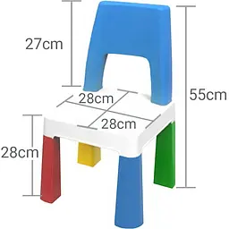 Дитячий стільчик Poppet Color Blue (PP-003B) - мініатюра 4
