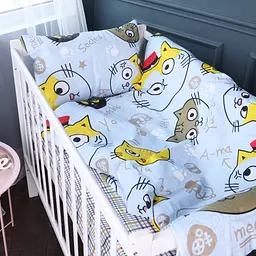 Підковдра MirSon 18-0007 Cool Cat бязь 110х140 см (2200010262469) - мініатюра 2