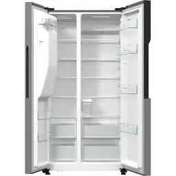 Холодильник Gorenje SBS 179х70х92 см 2 двері 376(190) л А++ NF+ Інв. диспенсер генератор льоду Зовн. Диспл нерж - мініатюра 8
