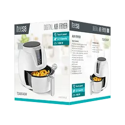 Аерогриль аерофритюрниця TEESA DIGITAL AIR FRYER 3,2L WHITE - мініатюра 5