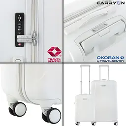 Валіза CarryOn Skyhopper (L) White (502424) - мініатюра 6