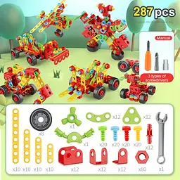 3Д Конструктор для дітей Puzzle Creative 287 елементів
