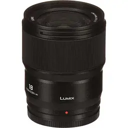 Об'єктив Panasonic S-S18E Lumix S 18 мм F1.8 - мініатюра 6