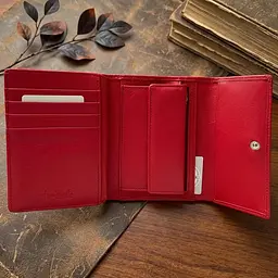 Жіночий гаманець Tony Perotti Swarovski 500N marlboro (90070) червоний - мініатюра 4