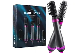 Фен-гребінець HAIRE DRYER HA51 5 в 1 - мініатюра 4