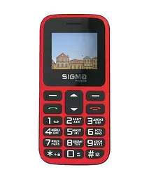 Мобільний телефон mobile Comfort 50 HIT2020, Red Sigma teh0020353