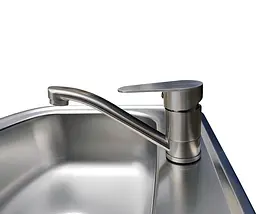 Змішувач для кухні Romzha Pescha S RO43439, Нержавіюча сталь - мініатюра 6