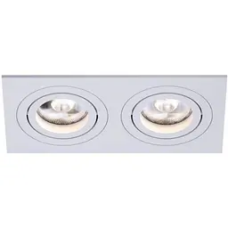 Світильник точковий врізний KLOODI KD-BASE SQ92x175 GU10 WH