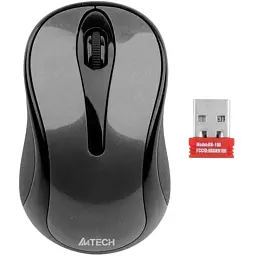 Комп'ютерна мишка бездротова A4Tech G3-280N Grey USB V-Track (G3-280N (Glossy grey))