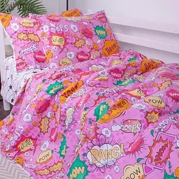 Простирадло MirSon Kids Time Бязь, 17-0512, Bombs pink - мініатюра 5