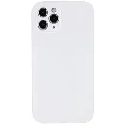 Чохол Silk Full Camera Protective (AA) NO LOGO для Apple iPhone 12 Pro (6.1") Білий / White
