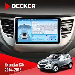 Штатна магнітола Hyundai ix35 2016-2018 Decker D9-010 6x128, DSP, 4G, 2K Decker (НФ-00004681)
