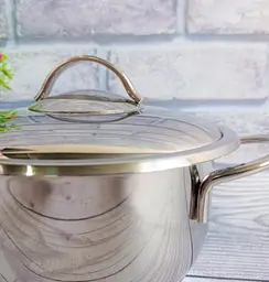 Каструля з кришкою OMS Kinox-24 24 см 6,1 л - мініатюра 3