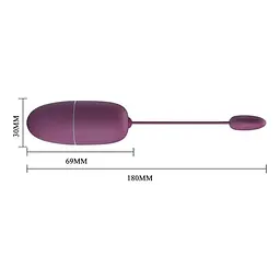 Віброяйце Pretty Love Nymph Vibrating Egg Dark Purple (App) - мініатюра 3