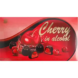 Цукерки Бісквіт-Шоколад Cherry in alcohol 190 г