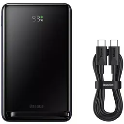 Повербанк Baseus 10000 mAh 20W (PPCX000003) Black (MagSafe) - мініатюра 6