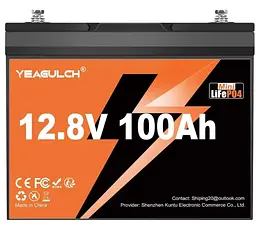 Акумуляторна батарея для ДБЖ YEAGULCH 12.8 V / 100 А*ч (YEAGULCH-12,8V/100Ah)
