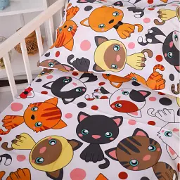 Підковдра MirSon Бязь Kids Time 20-0035 Colored kittens 160х220 см (2200009639265) - мініатюра 7