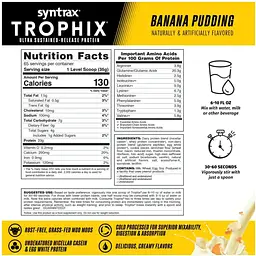 Протеїн Syntrax Trophix Banana Pudding 2270 г - мініатюра 2