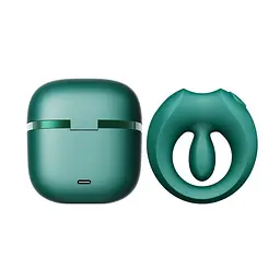 Ерекційне смарт-віброкільце Zalo Apis Turquoise Green, до 4 годин роботи, зарядний кейс - мініатюра 11