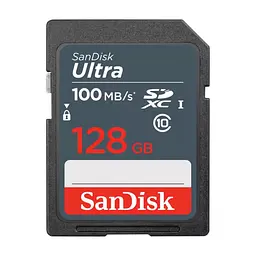Карта памяти SanDisk 128GB SDXC class 10 UHS-1 (SDSDUNR-128G-GN3IN)