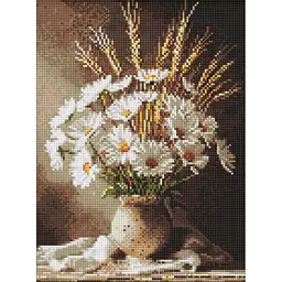 Алмазна мозаїка "Пелюстки вечірніх мрій" art_selena_ua Ideyka AMO20233, 30х40 см
