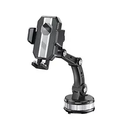 Автотримач XO C146 Suction Cup Rotating Cell Phone Holder Чорний