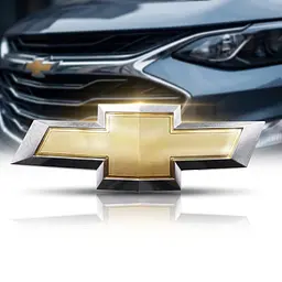 Емблема передня Chevrolet Malibu 2012-2015 золото Хром 253x86 мм пластик (OEM: 20867199) - мініатюра 4