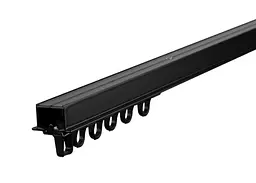 Карниз прихованого монтажу, врізний для гіпсокартону, Soffito Smart, Чорний 125 см - мініатюра 1