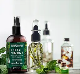 Спрей для шкіри голови Barwa Herbal Трав'яний коктейль, проти випадіння волосся, 95 мл - мініатюра 2