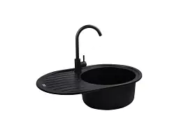 Кухонна мийка Kroner KRP Komposit SCH-7750 (CV027417) - мініатюра 3