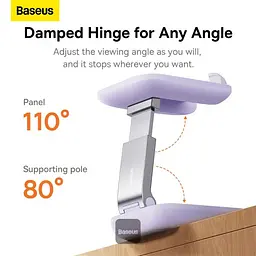 Підставка для гаджетів Baseus Seashell Series Folding Phone Stand (with Xiaomirror) B10551501511-00 Purple - мініатюра 7
