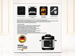 Скороварка-Мультиварка 7л на 24 програми Zepline ZP-00370 2200Вт - мініатюра 5