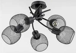 Люстра стельова лофт ALFA Watsa Black 25795