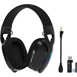 Ігрова гарнітура Attack Shark L90 Wireless,2.4GHz/Bluetooth/3.5mm PS4/PS5/Switch/Xbox/Mac/PC Black