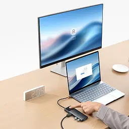 Хаб - мультипортовий адаптер Baseus Metal Gleam II 10-in-1 Usb-C B00061800123-00 - мініатюра 6