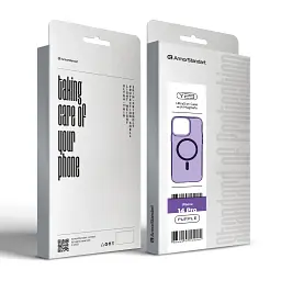 Чохол ArmorStandart Y23 MagSafe для Apple iPhone 14 Pro Transparent Purple - мініатюра 4