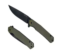 Ніж складаний Ruike P801-G G-10 темно-зелений, чорне лезо