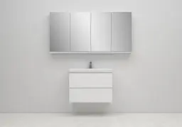 Тумба для ванної кімнати Cersanit Cet В04 з умивальником Moduo Slim 60 см Білий UN509-042 30412 - мініатюра 7