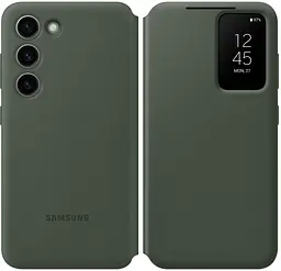 Оригінальний чохол-книжка для Samsung Galaxy S23 Plus S-View Smart Wallet Case EF-ZS916CGEGRU Khaki - мініатюра 4