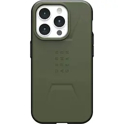 Оригінальний протиударний чохол UAG Civilian MagSafe для iPhone 15 Pro (6.1") Olive (114275117272)