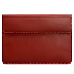Шкіряний чохол-конверт BlankNote на магнітах для MacBook Pro 16" Червоний - мініатюра 5