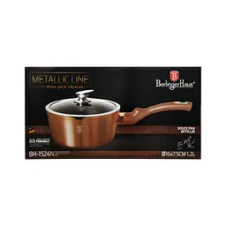 Ківш із кришкою Berlinger Haus Rose Gold Edition, 1,2 л (BH 1524N) - мініатюра 3